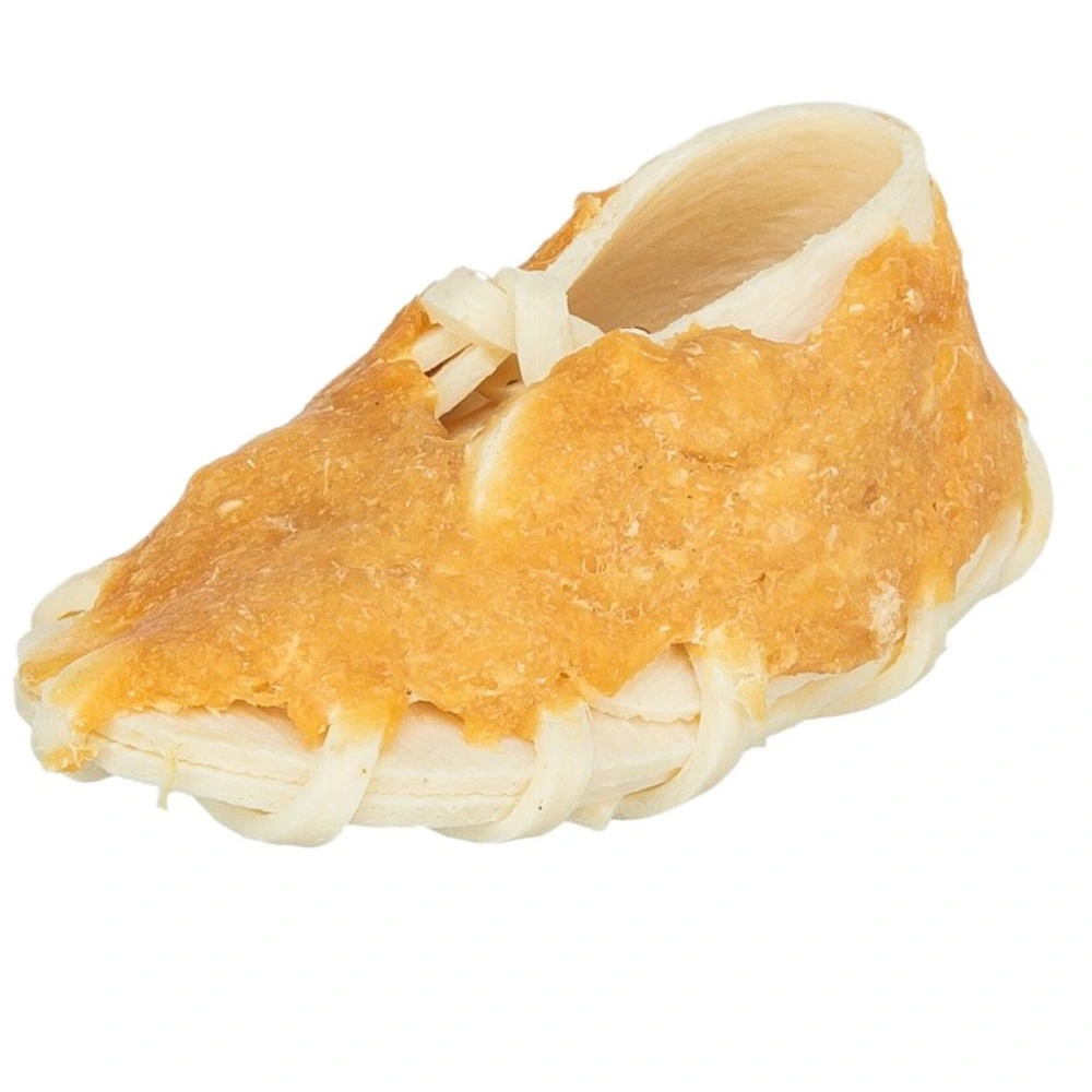Denta Fun Tygge sko med kylling 9 cm - naturlig hundesnack
